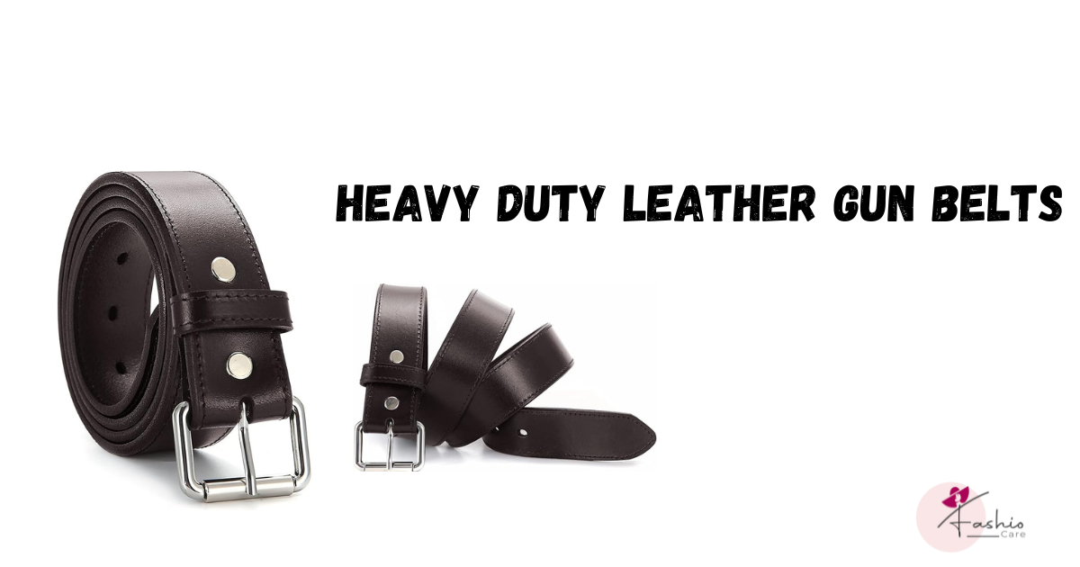 Heavy Duty Leather Gun Blets Thick Full Grain Leather